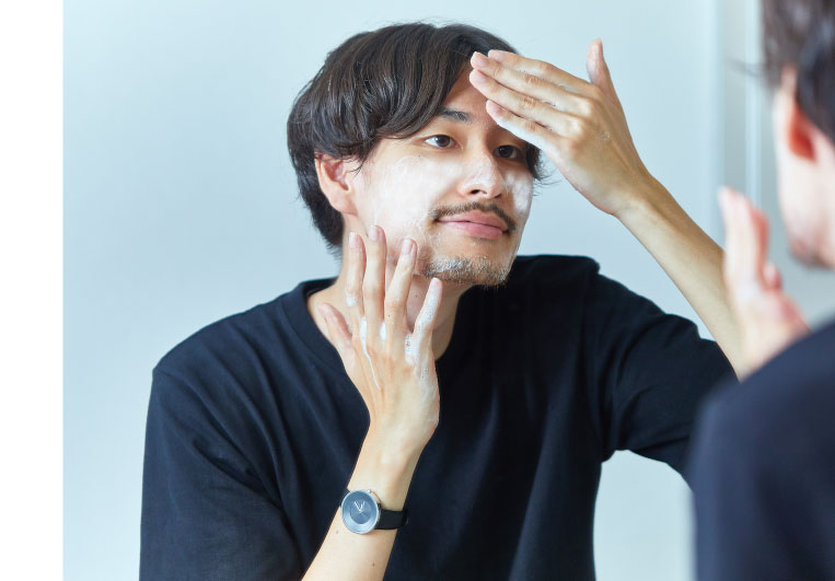 マッサージ生洗顔HICTAS　uomoヒクタスウォモ