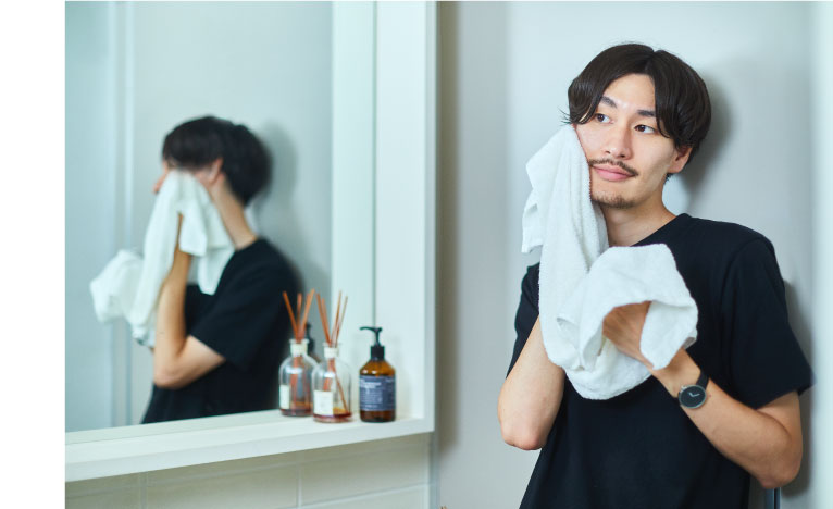 マッサージ生洗顔HICTAS　uomoヒクタスウォモ